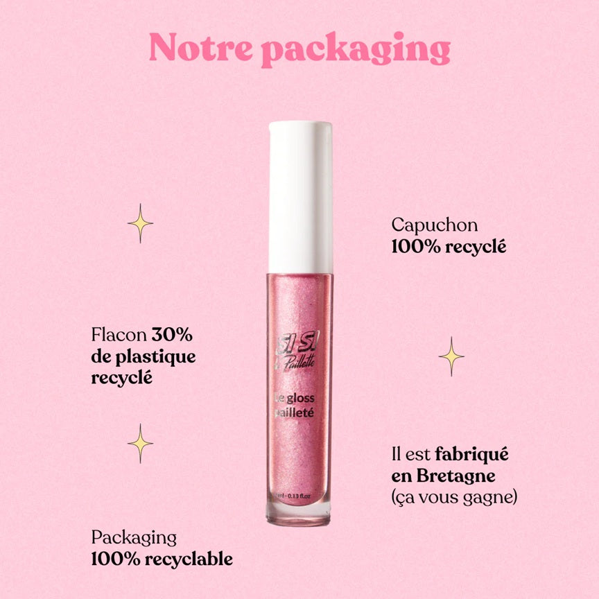 Si Si La Paillette - Lip Gloss - Rose Pamela