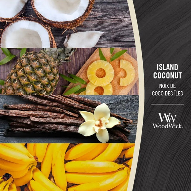Woodwick Large Island Coconut 609gr