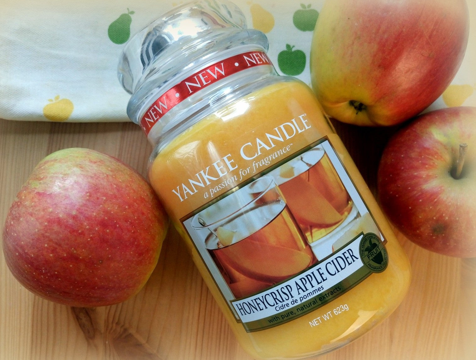 Yankee Candle Honeycrisp Apple Cider 623g - Large Jar
