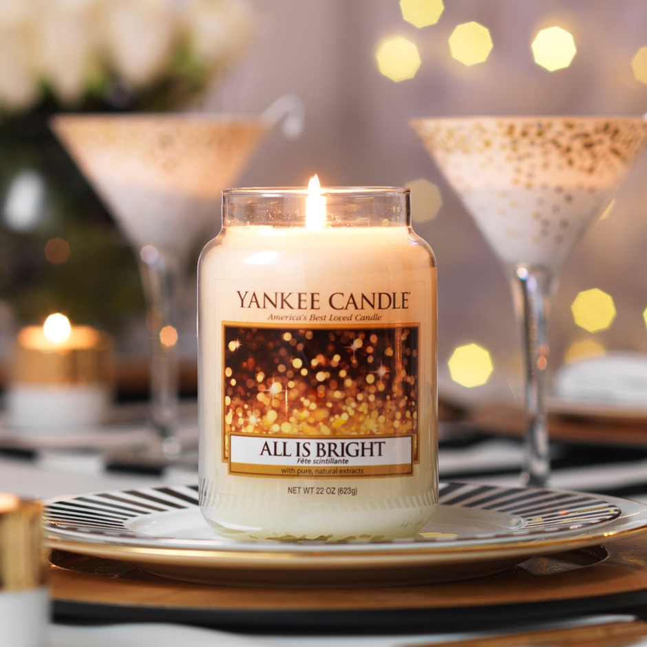 Yankee Candle All is Bright 623g - Large Jar