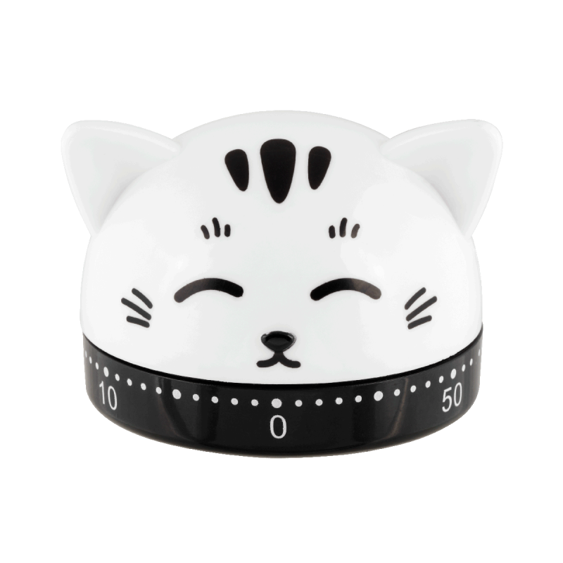 Kitchen Timer - White Cat