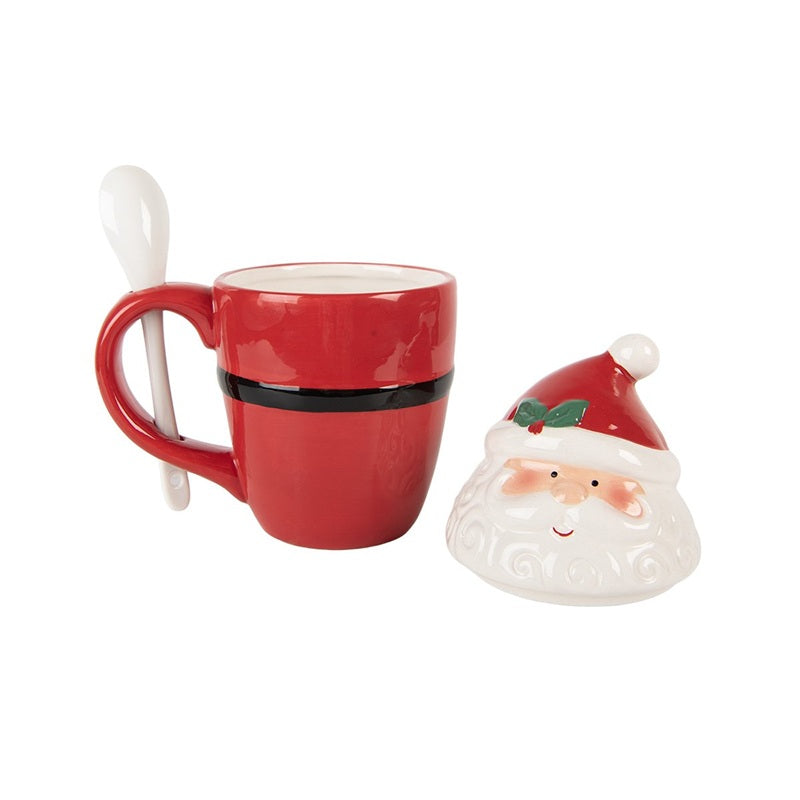 Clayre & Eef Mug Père Noël + Cuillère 