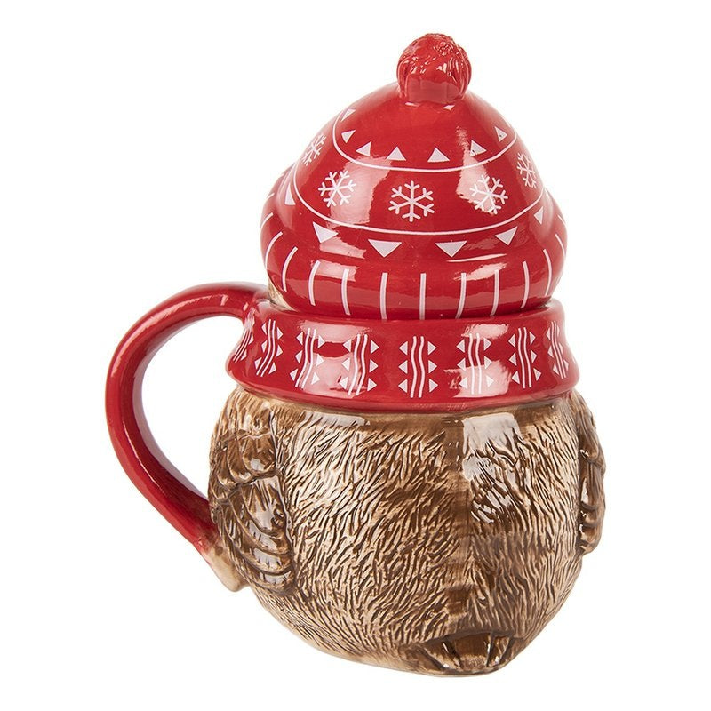 Clayre & Eef mug 500ml oiseau