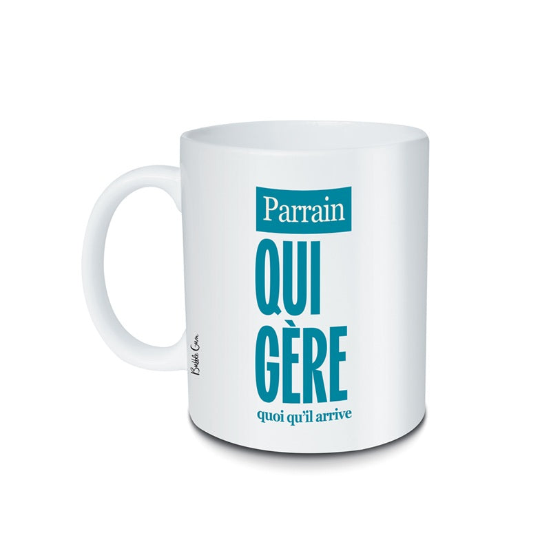 Mug 300ml – Parrain qui gère...