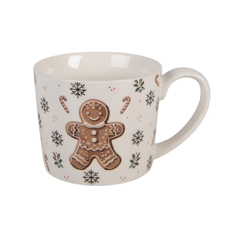 Clayre & Eef Mug porcelaine pain d'épices
