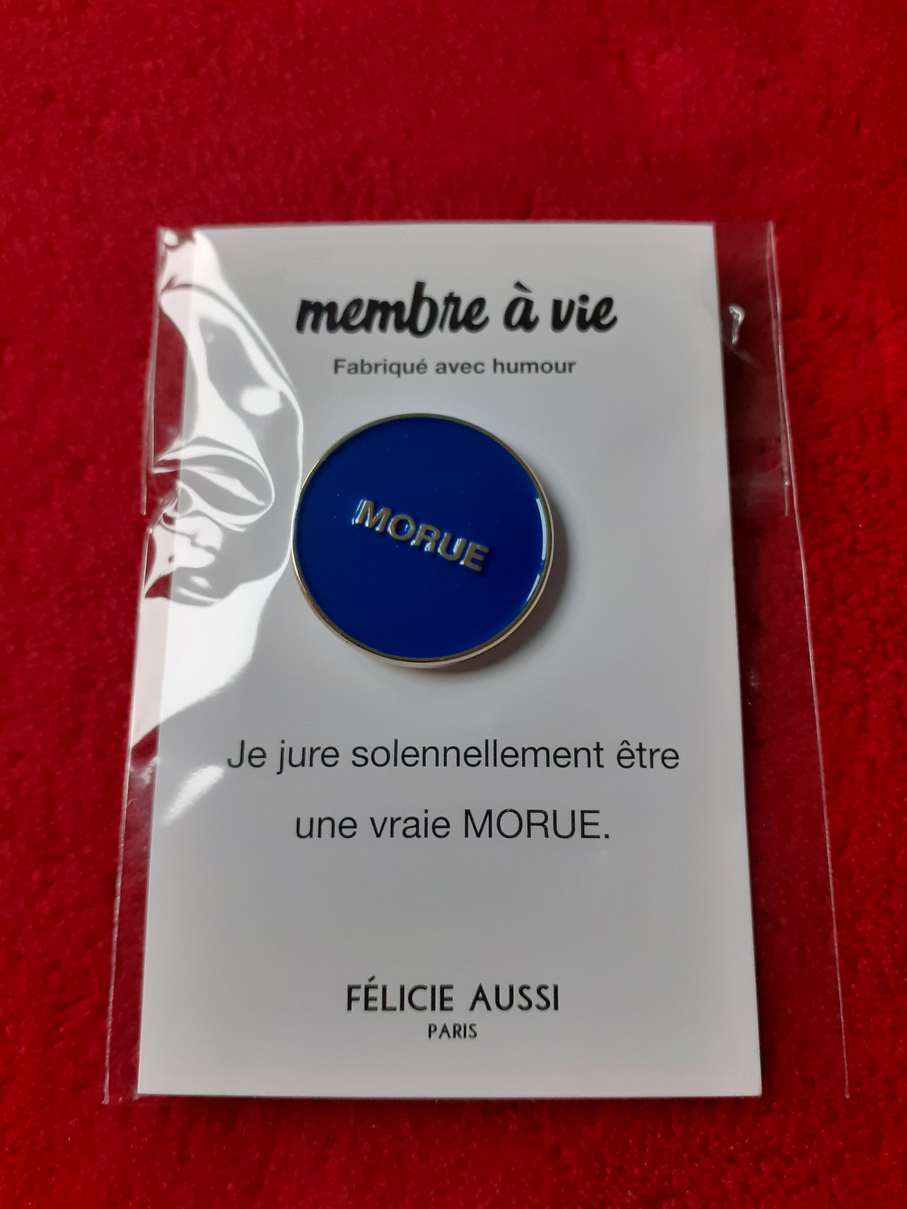 Pin – MORUE - navy blue