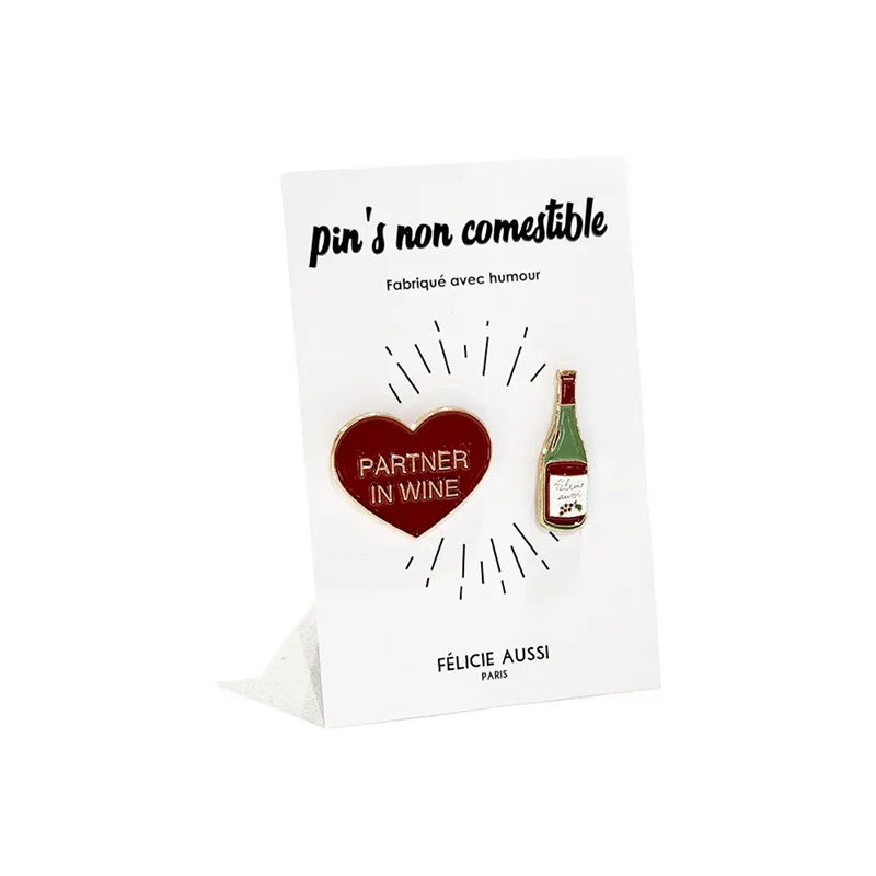 Félicie Aussi - Pin’s – PARTNER IN WINE Duo
