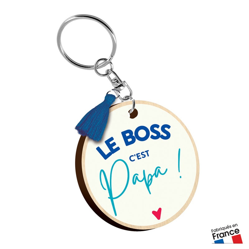 Wooden keychain - Grandma Hug