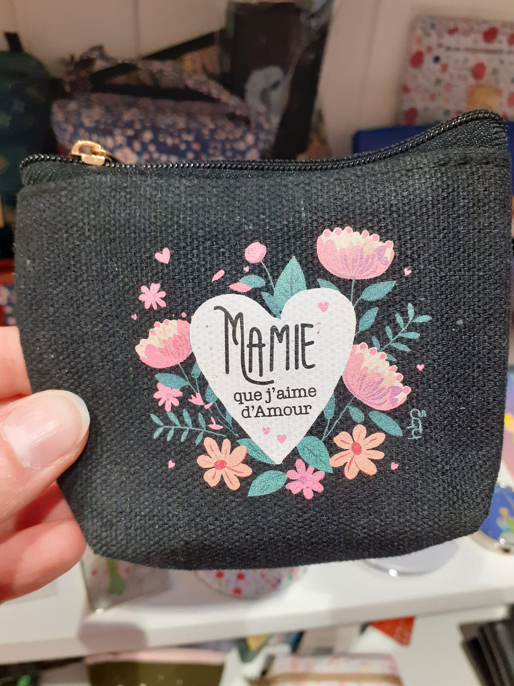 Cotton Purse - Grandma I love with all my heart