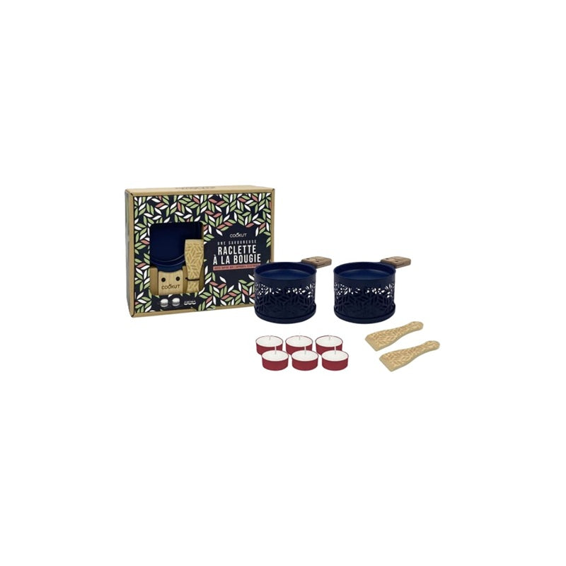 Candlelight raclette - Foliage set - blue