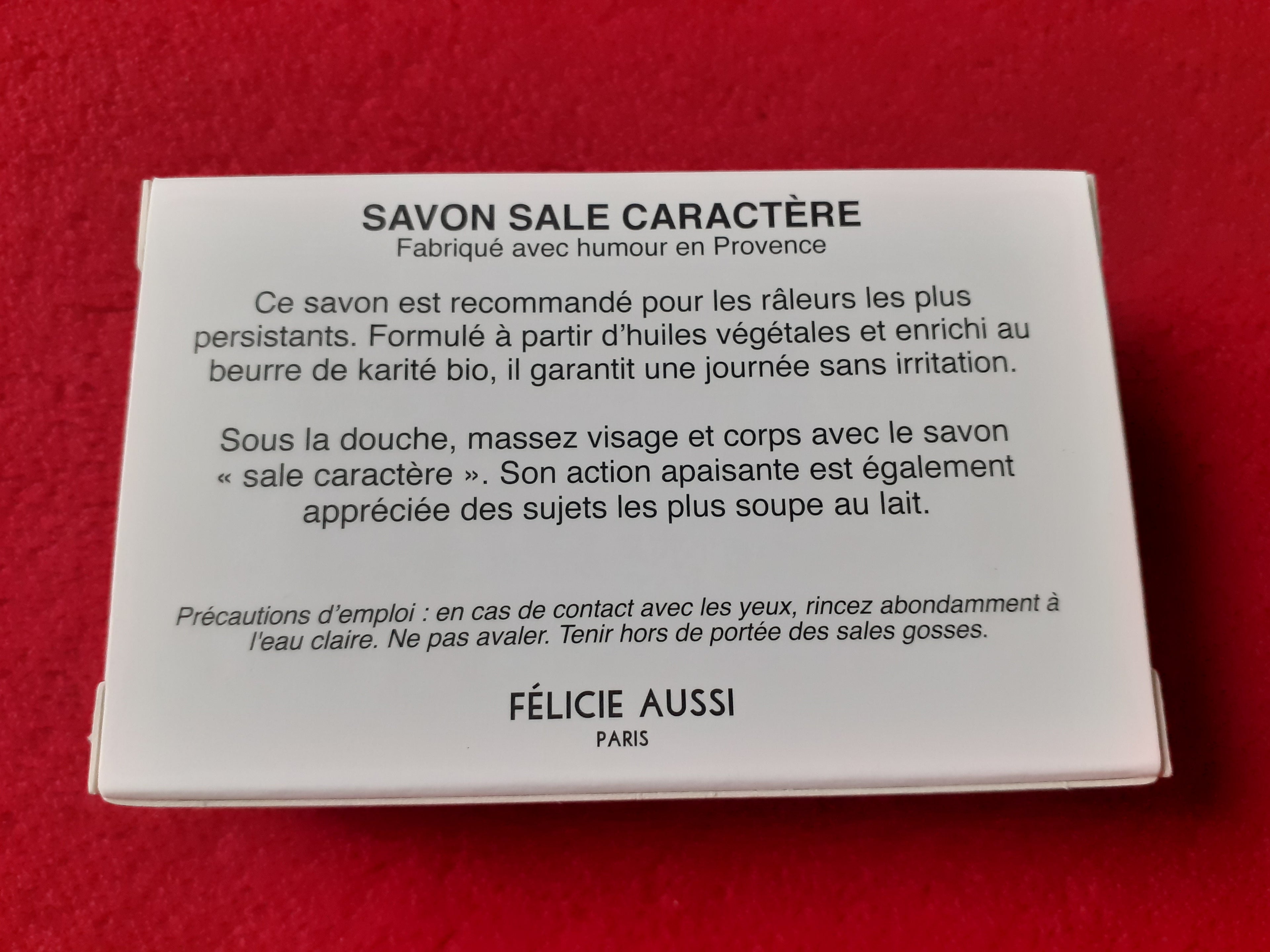 Félicie Aussi - SOAP 125 gr - FOUL TEMPER