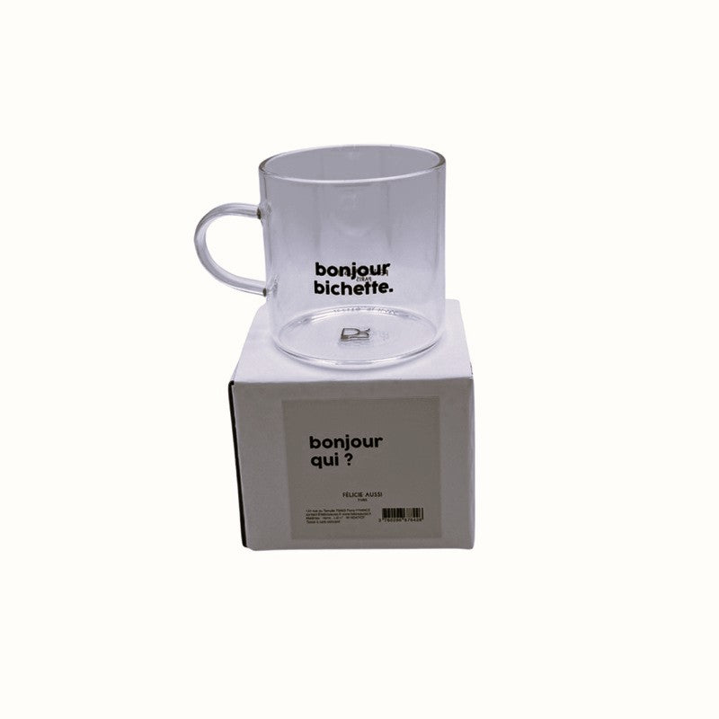 Félicie Aussi - Tasse en verre 80ml – BONJOUR BICHETTE
