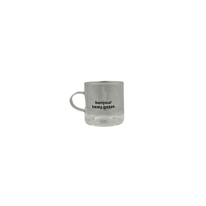 Félicie Aussi - Tasse en verre 80ml – BONJOUR BEAU GOSSE