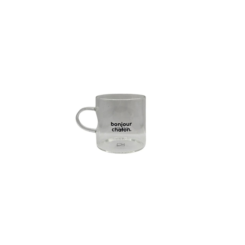 Félicie Aussi - Tasse en verre 80ml – BONJOUR CHATON