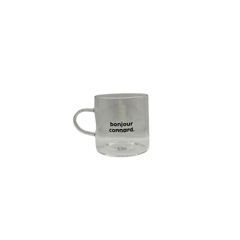 Félicie Aussi - Tasse en verre 80ml – BONJOUR CONNARD