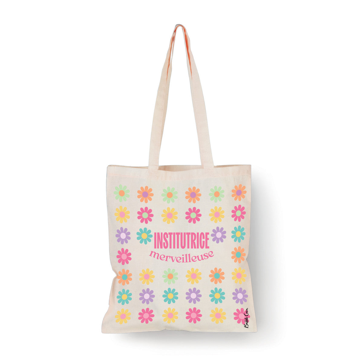 Tote bag naturel - Institutrice Merveilleuse