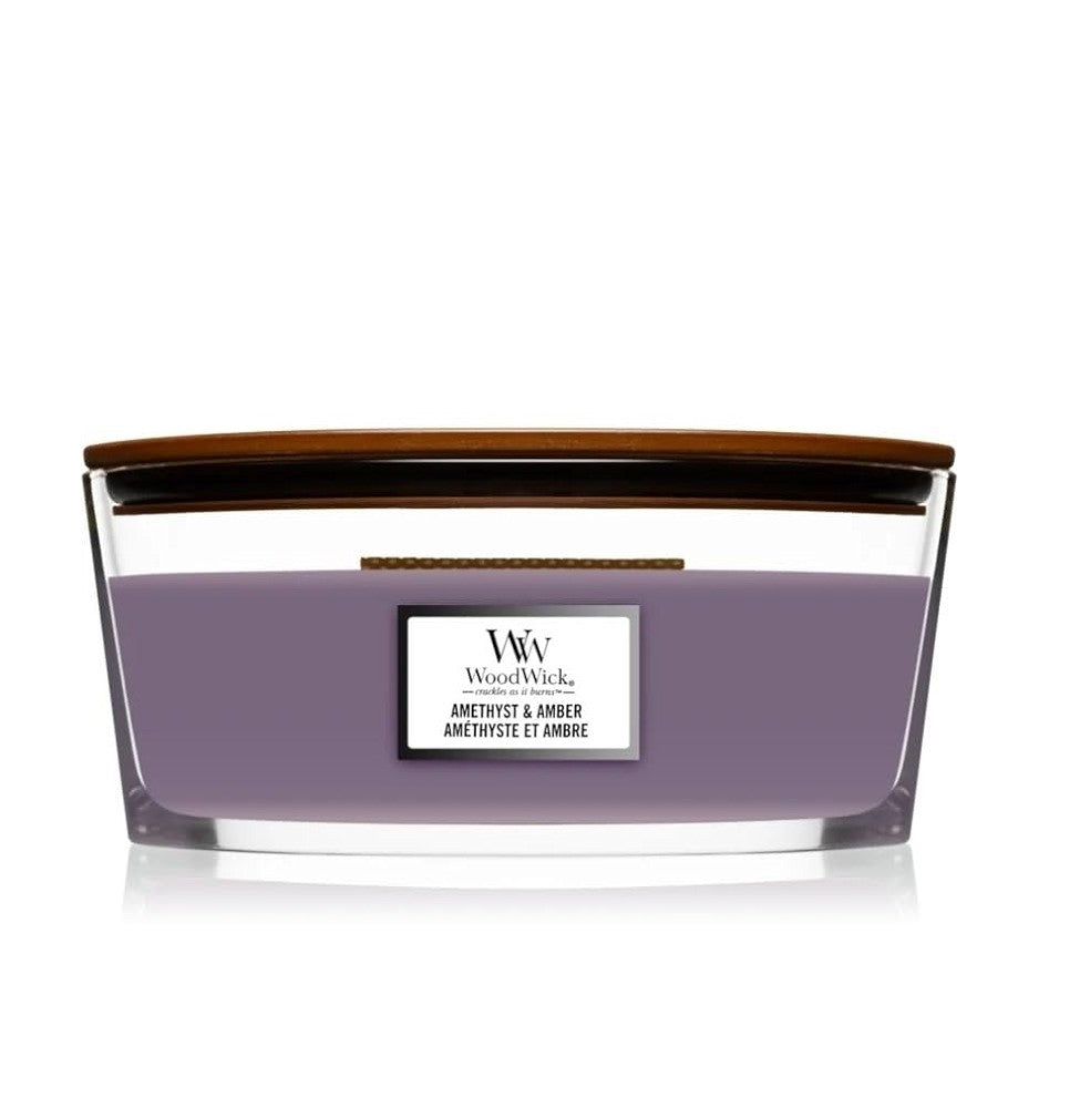 Woodwick Ellipse Amethyst & Amber 453g