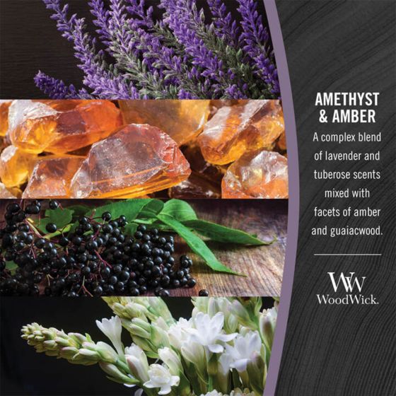 Woodwick Ellipse Amethyst & Amber 453g