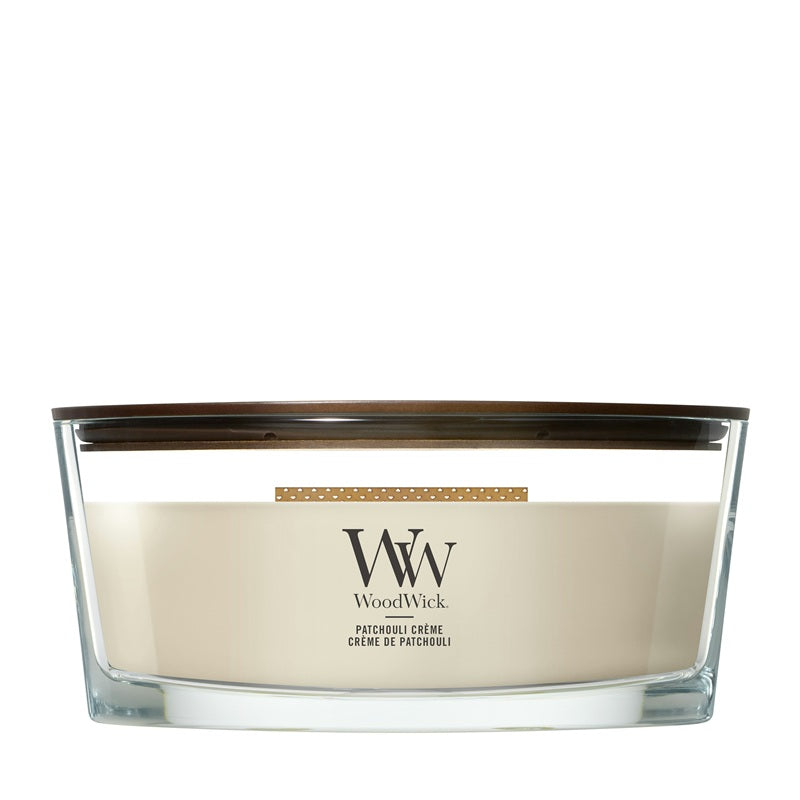 Woodwick Patchouli Crème Ellipse