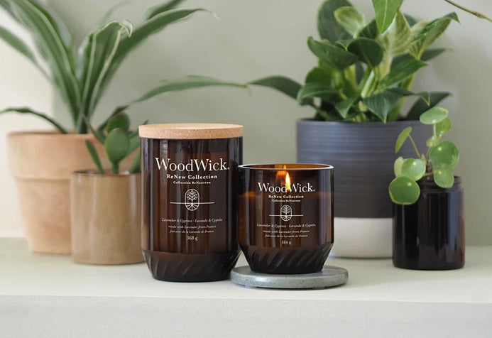 Woodwick Renew Large Lavender & Cypress 368gr