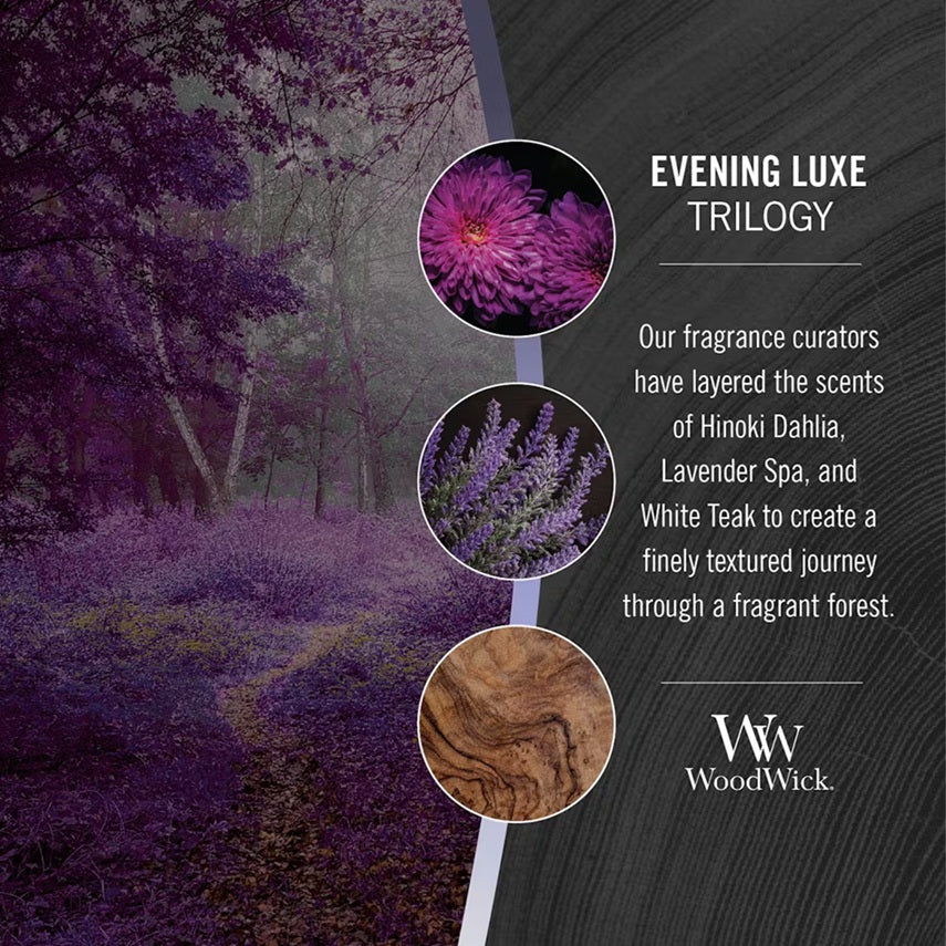 Woodwick Ellipse Trilogy Evening Luxe (Luxueuse Soirée) 453gr