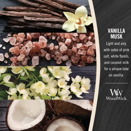 Woodwick Large Vanilla Musk 609g