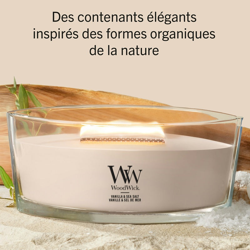 Woodwick Vanille & Sel Marin Ellipse