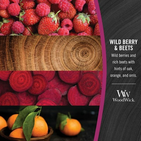 Woodwick Large Wild Berry & Beets 609g