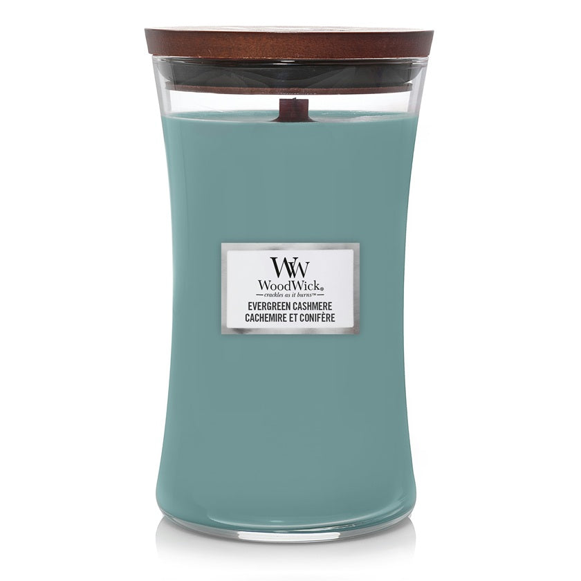 Woodwick Large Evergreen Cashmere 609gr