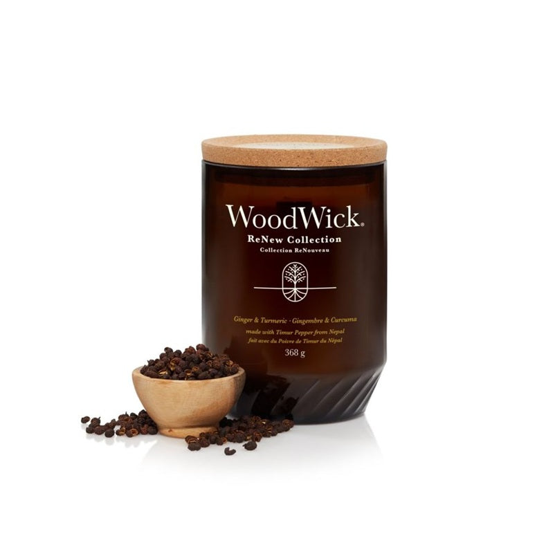 Woodwick Renew Large Ginger & Turmeric 368gr