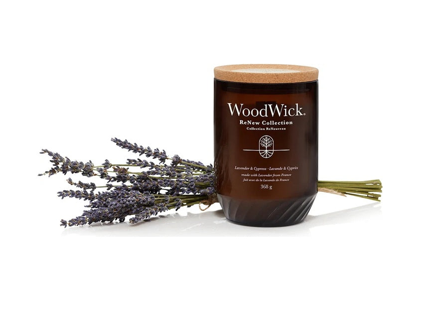 Woodwick Renew Large Lavender & Cypress 368gr
