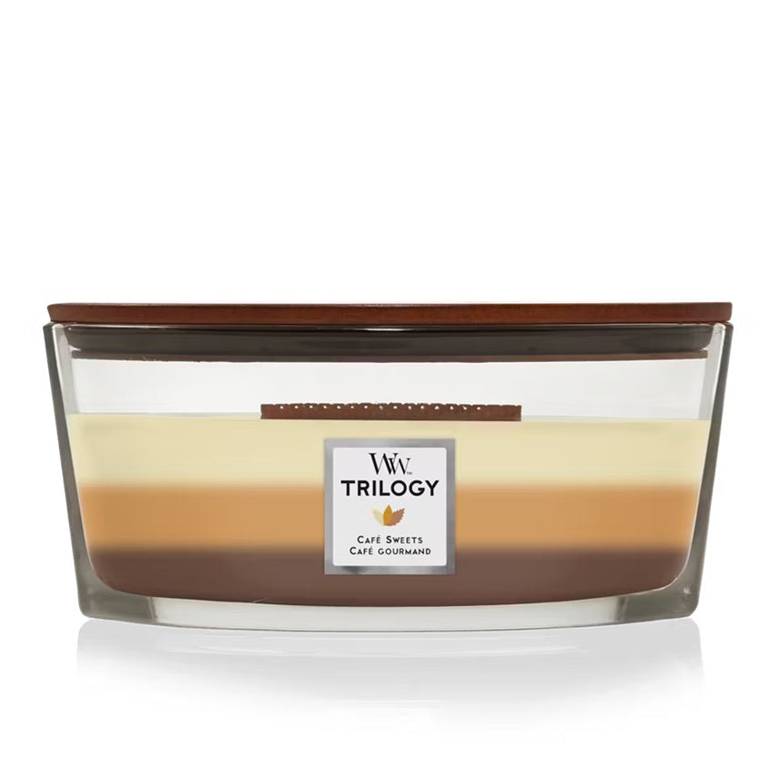 Woodwick Ellipse Trilogy Cafe Sweets (Café Gourmand) 453g