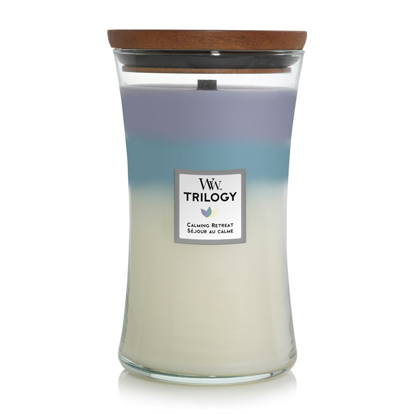 Woodwick Large Trilogy Calming Retreat 609g