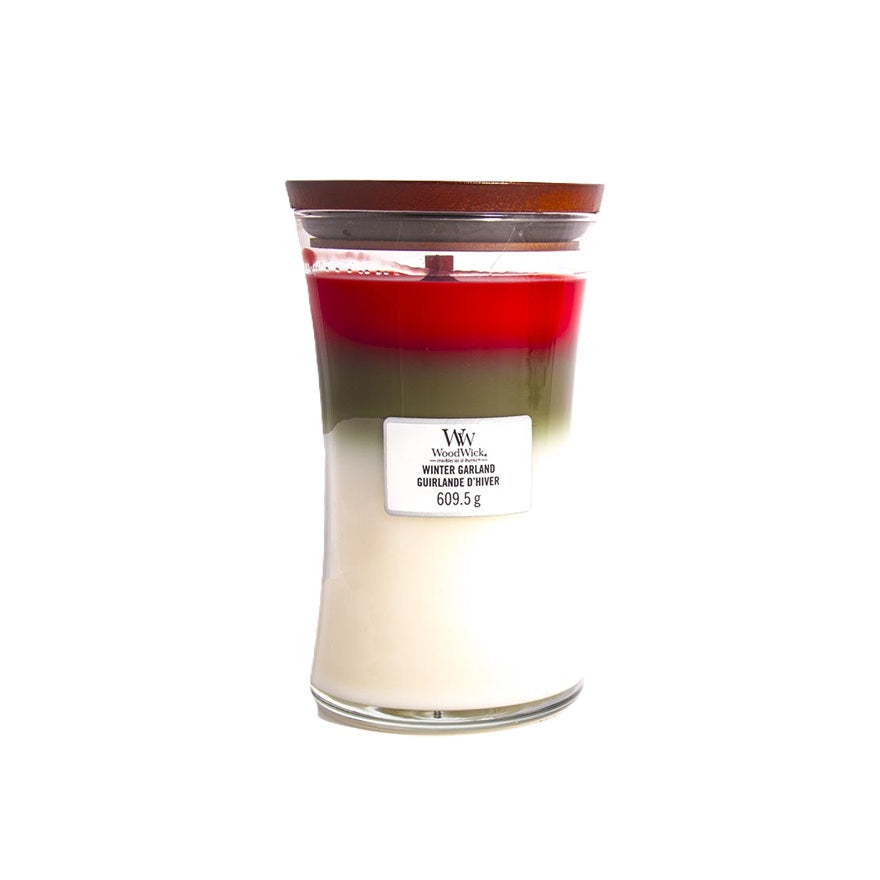 Woodwick Large Trilogy Winter Garland (Guirlande d'Hiver) 609gr