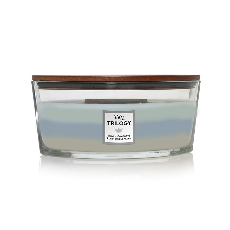 Woodwick Ellipse Trilogy Woven Comfort (Plaid Enveloppant) 453gr