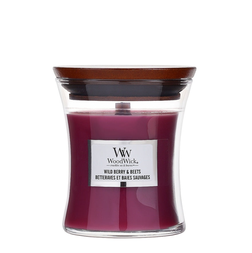Woodwick Medium Wild Berry & Beets (Betteraves & Baies Sauvages) 275gr