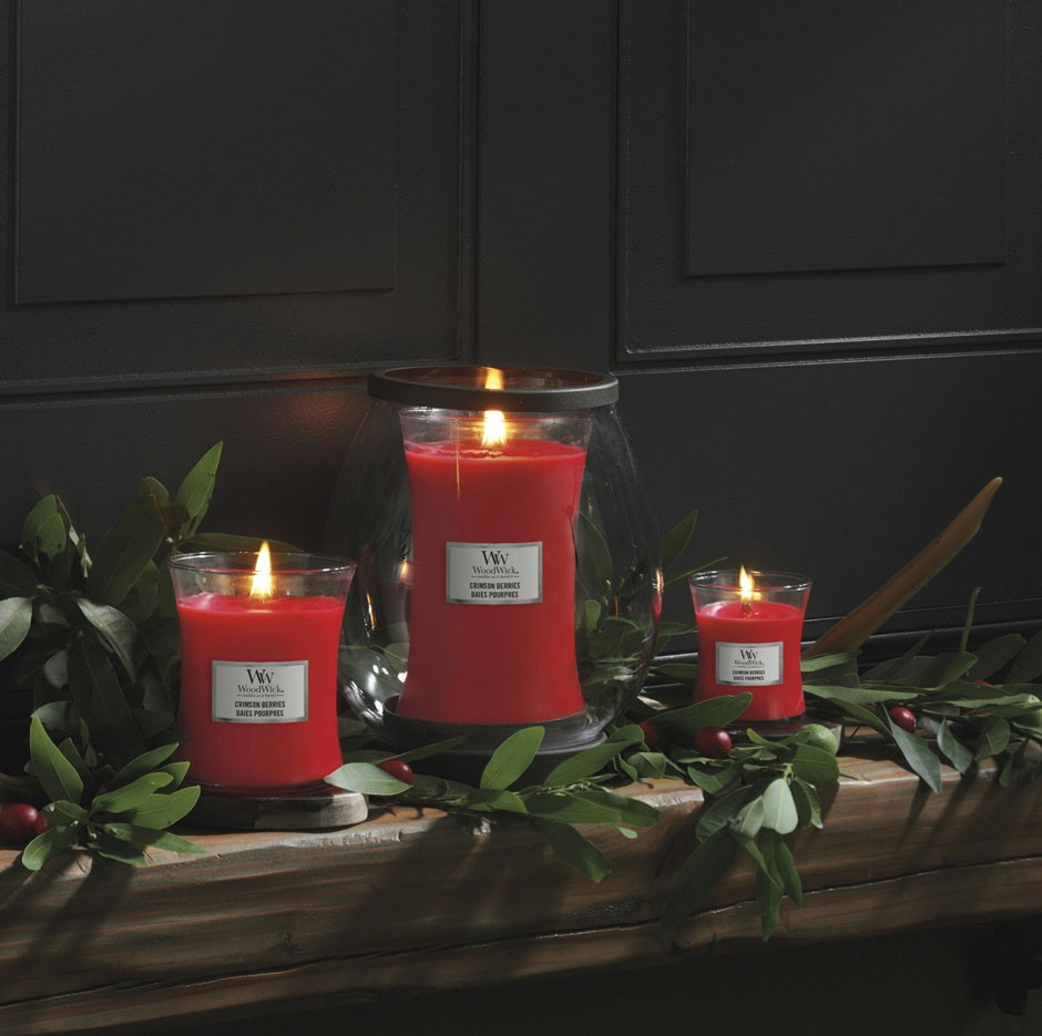 Woodwick Medium Crimson Berries 275gr