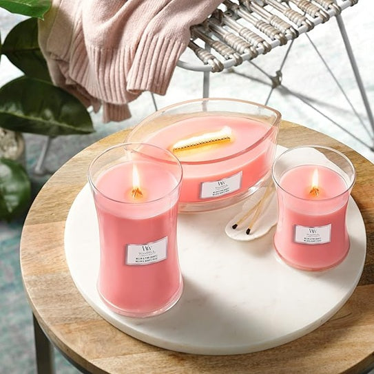 Woodwick Ellipse Melon & Pink Quartz 453gr