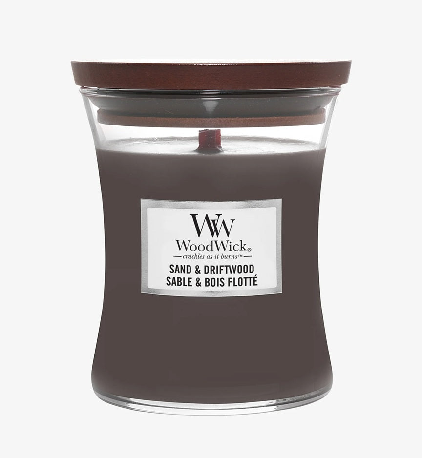 Woodwick Medium Sand & Driftwood 275g