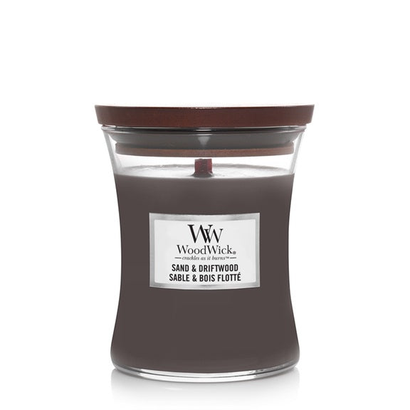 Woodwick Mini Sand & Driftwood (Sable & Bois Flotté) 85gr