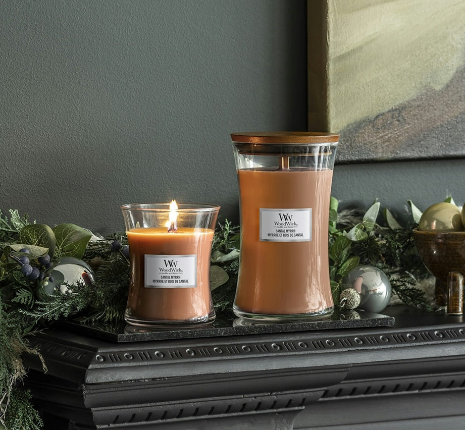 Woodwick Medium Sandalwood Myrrh 275g