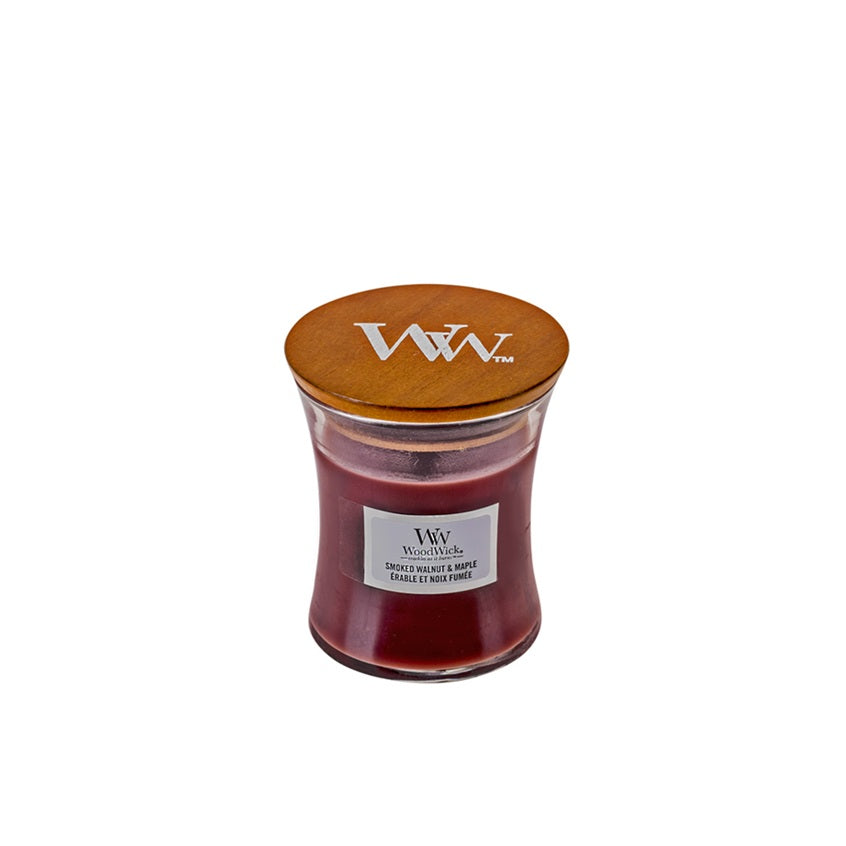 Woodwick Mini Smoked Walnut & Maple 85gr