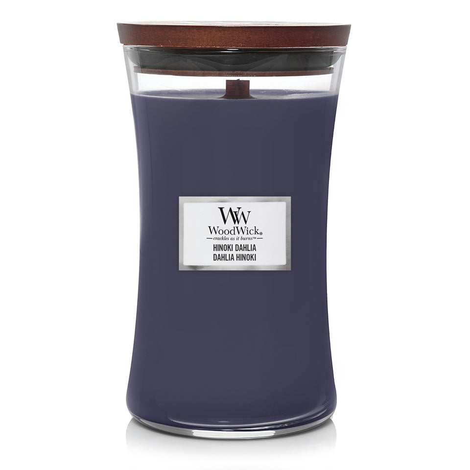 Woodwick Large Hinoki Dahlia 609g