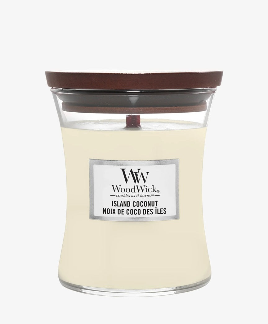 Woodwick Medium Island Coconut 275g