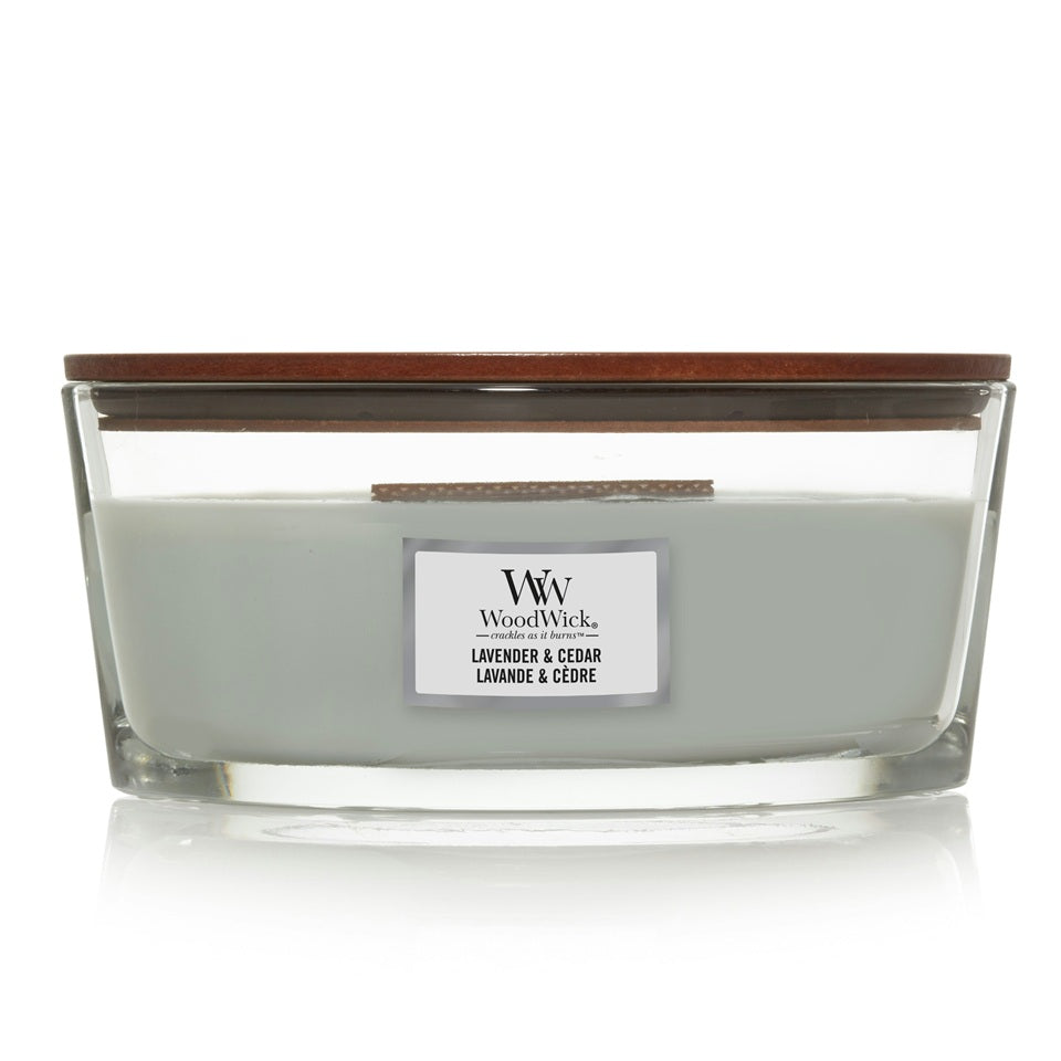 Woodwick Ellipse Lavender & Cedar 453g