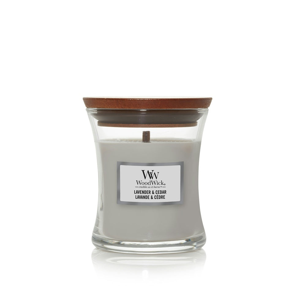 Woodwick Mini Lavender & Cedar 85gr