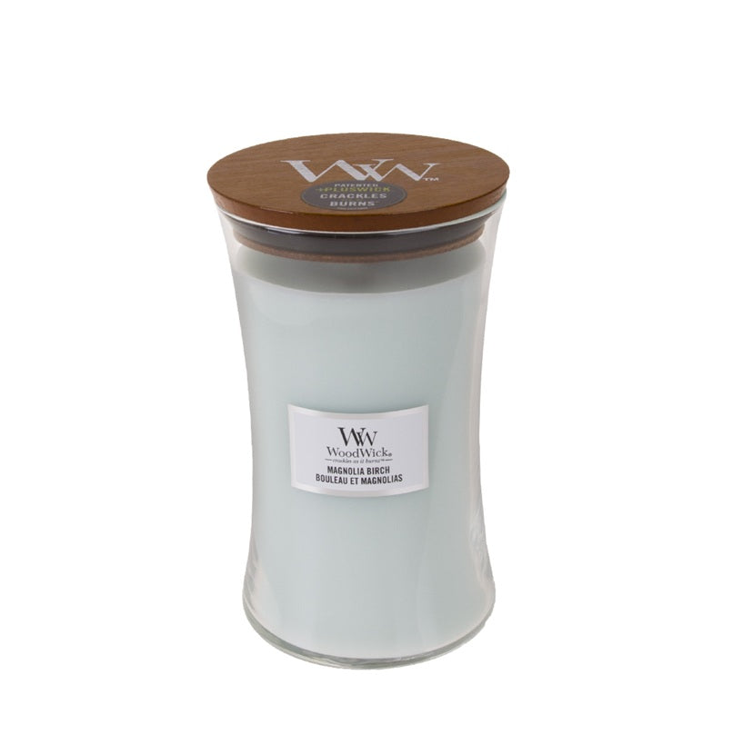 Woodwick Large Magnolia Birch (Birch & Magnolia) 609gr