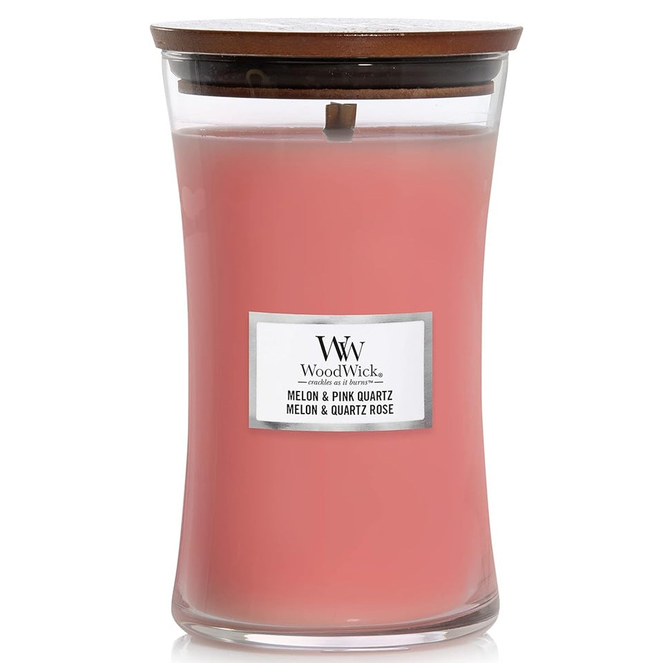 Woodwick Large Melon & Pink Quartz 609g