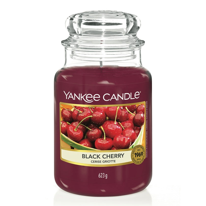 Yankee Candle Black Cherry 623g - Large Jar