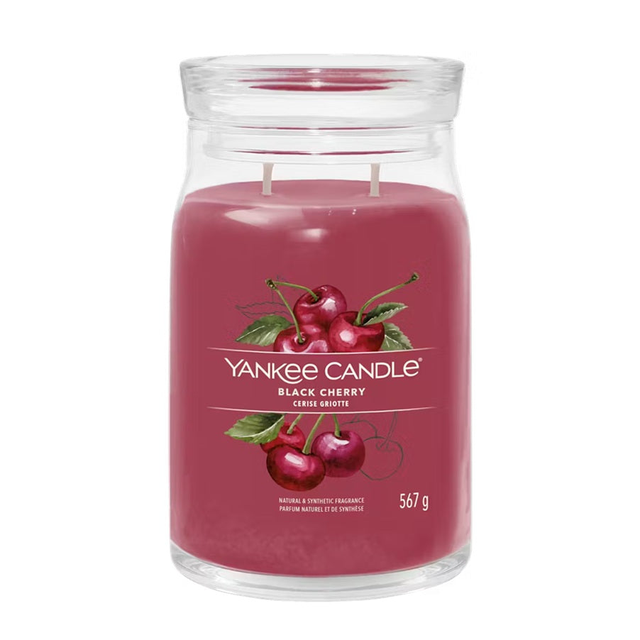 Yankee Candle Black Cherry 567g - Large 2-Wick Signature